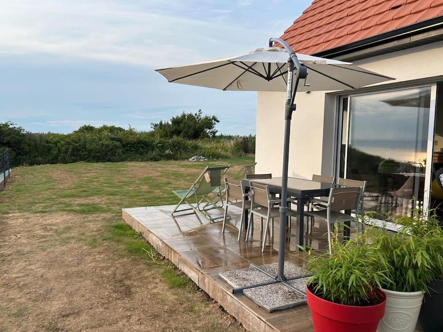 En Famille Ou Amis Avec La Mer Équihen-Plage Exterior foto
