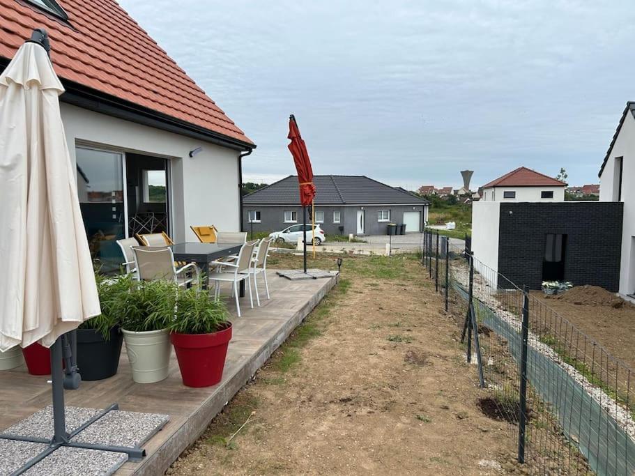 En Famille Ou Amis Avec La Mer Équihen-Plage Exterior foto