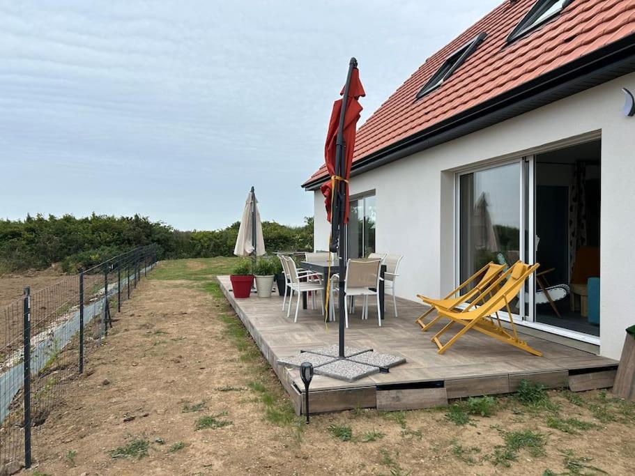En Famille Ou Amis Avec La Mer Équihen-Plage Exterior foto